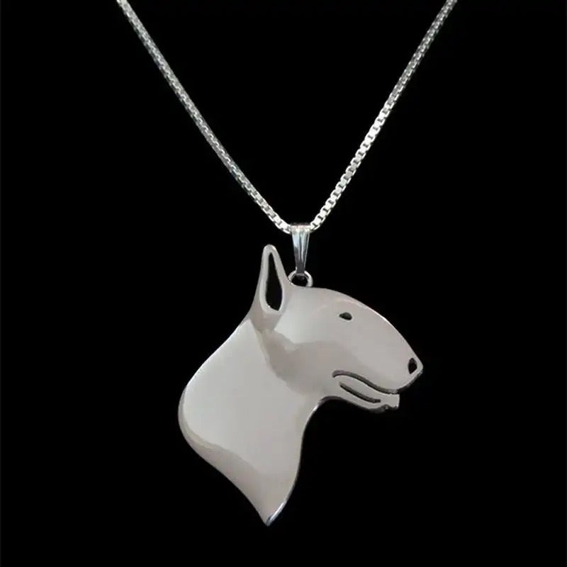 New Cute Tiny Staffordshire Bull Terrier Necklace !