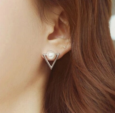 Hot Trendy Cute Nickel Free Earrings Fashion Jewelry Earrings Square Stud Earrings For Women Brincos Statement Earrings