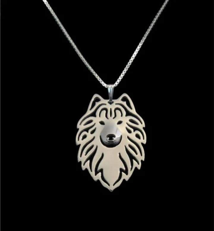 New Cute Tiny Samoyed Necklace!