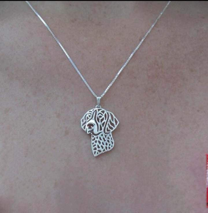 New Cute Tiny German shorthaied pointer Necklace !