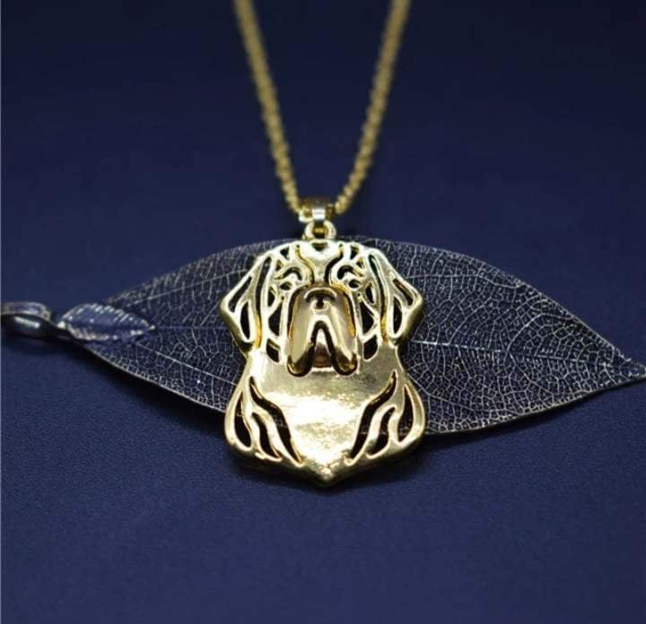 New Cute Tiny Saint Bernard Necklace !