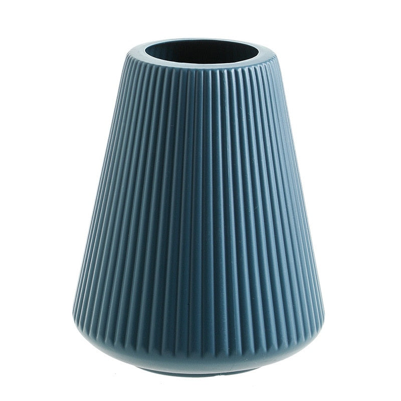 Morandi Plastic Vase Living Room Decoration Ornaments