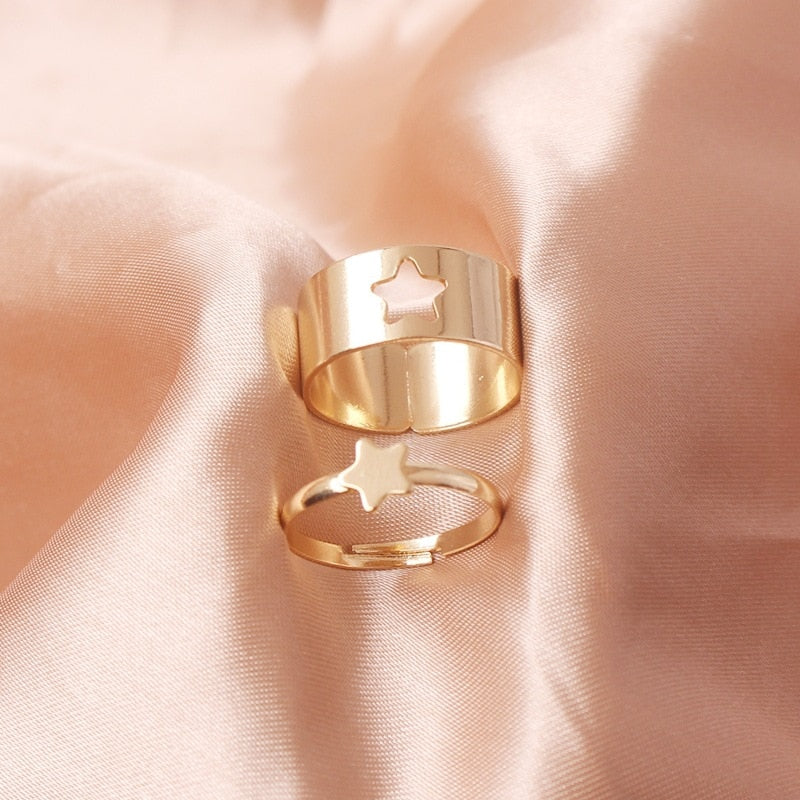 Silver Color Butterfly Rings For Women