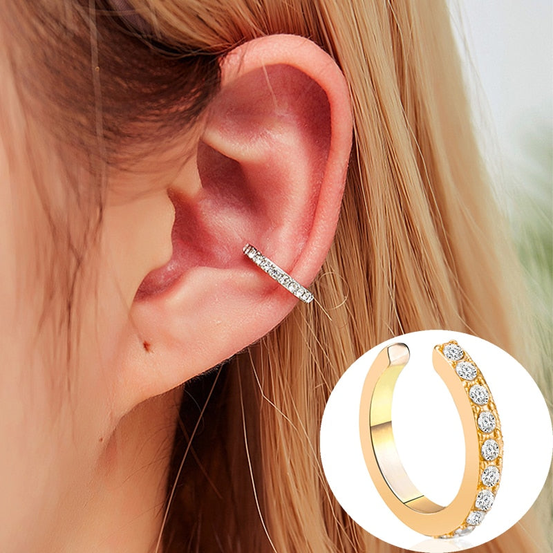 Women Unisex Minimalist Fashion Cartilage Hoop Earrings