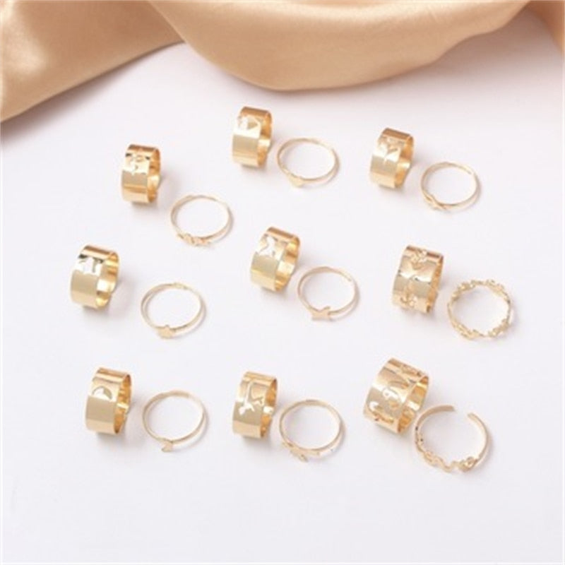 Silver Color Butterfly Rings For Women