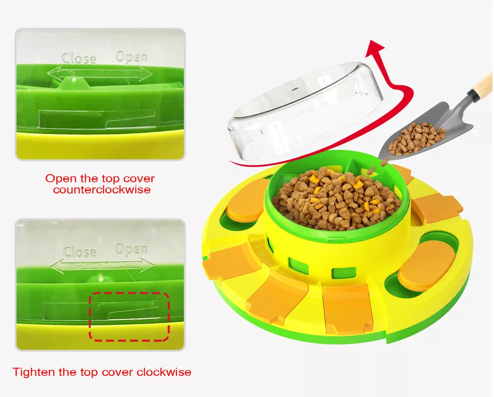 New WISDOM DOG TOYS SLOW LEAKAGE FEEDING TRAINING !