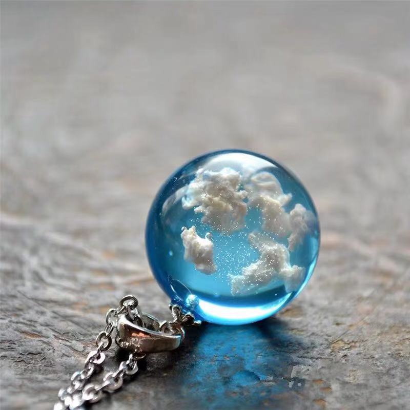 Chic Transparent Resin Rould Ball Moon - Magicalplatform