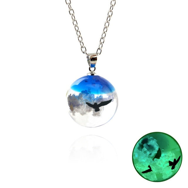 Chic Transparent Resin Rould Ball Moon - Magicalplatform