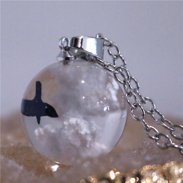 Chic Transparent Resin Rould Ball Moon - Magicalplatform