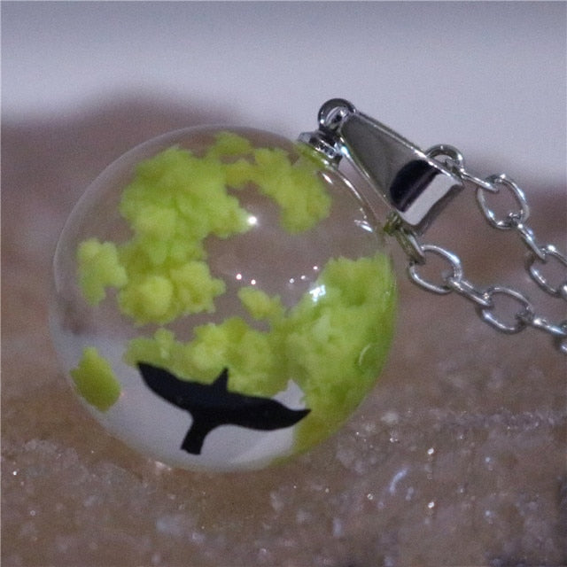 Chic Transparent Resin Rould Ball Moon - Magicalplatform