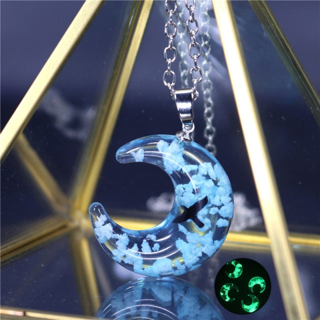 Chic Transparent Resin Rould Ball Moon - Magicalplatform