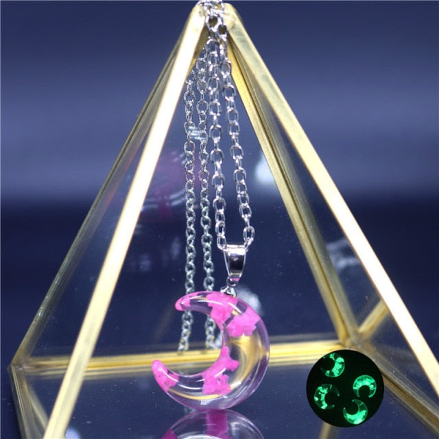 Chic Transparent Resin Rould Ball Moon - Magicalplatform