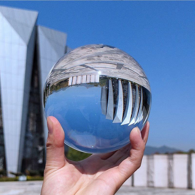 Crystal Ball Large Transparent Lucky Rainbow - Magicalplatform