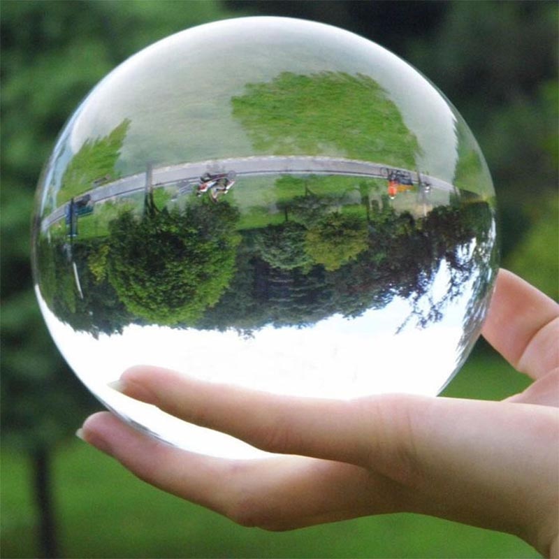 Crystal Ball Large Transparent Lucky Rainbow - Magicalplatform