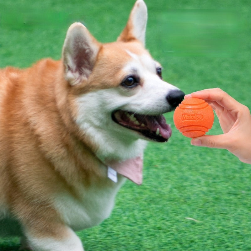 Dog Ball Indestructible Chew Bouncy Rubber Ball