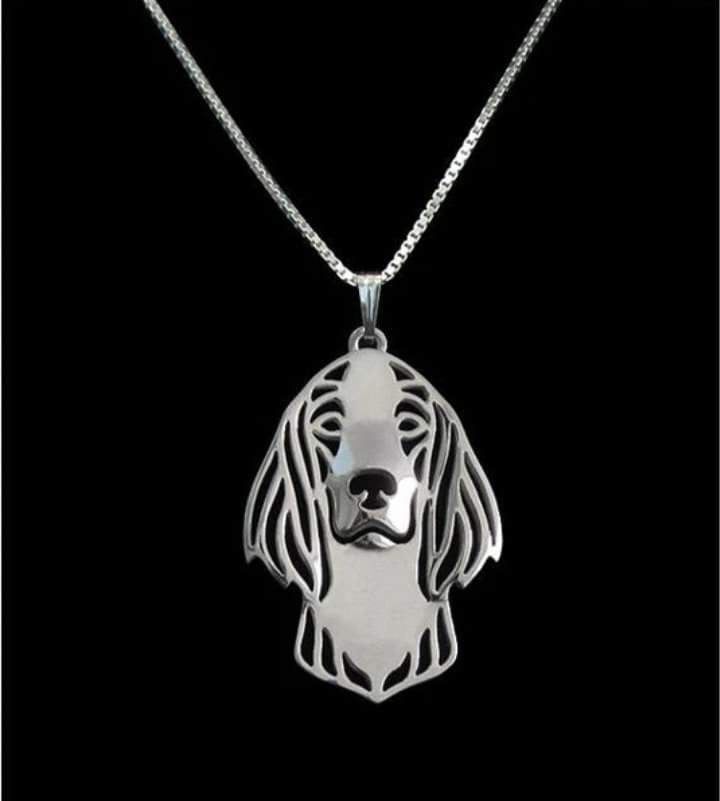 New Cute Springer Spaniel Necklace !