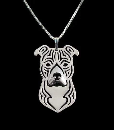 New Cute Tiny Staffordshire Bull Terrier Necklace!