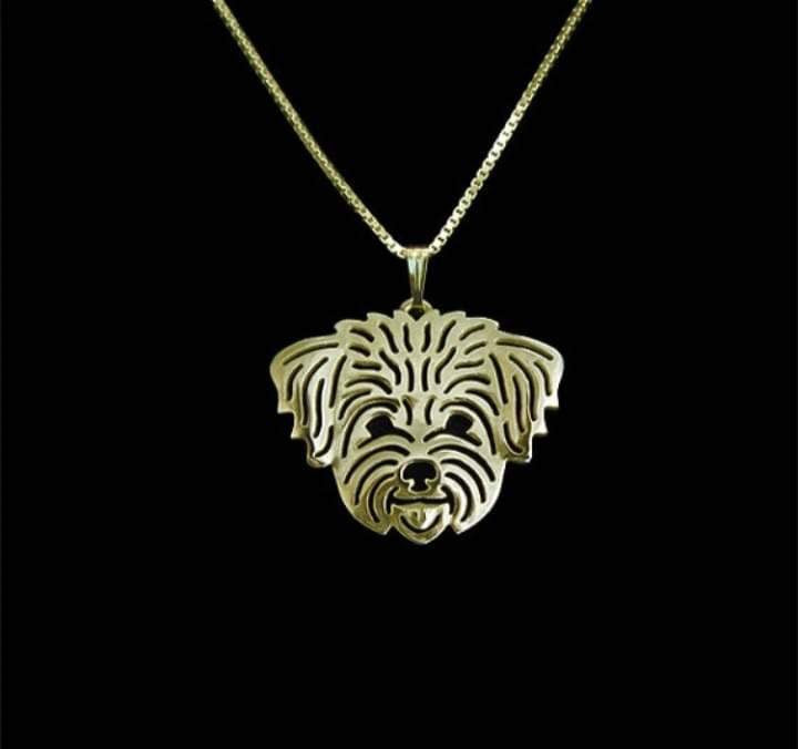 New Cute Tiny Lhasa Apso Necklace !