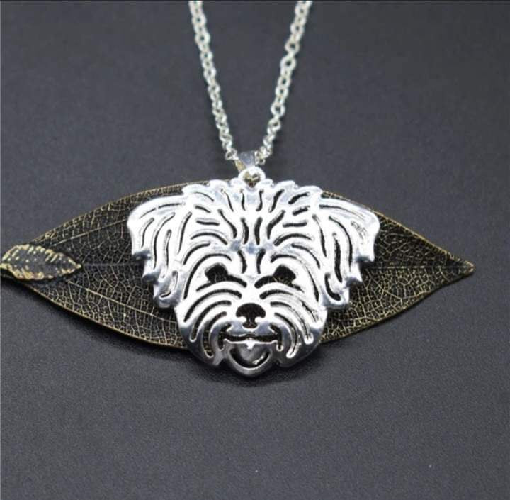 New Cute Tiny Lhasa Apso Necklace !