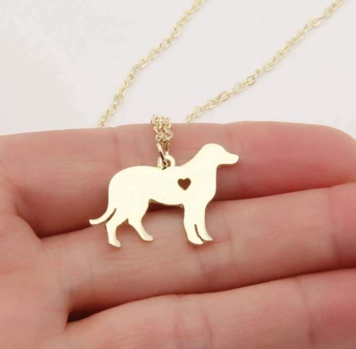New Cute Tiny Redbone Coonhound Necklace!