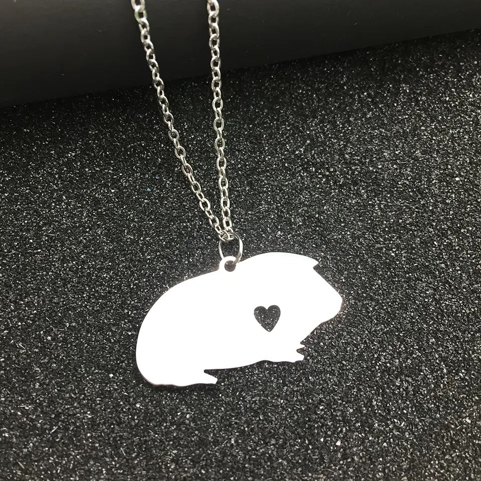 New Cute Tiny Guinea Pig necklace !