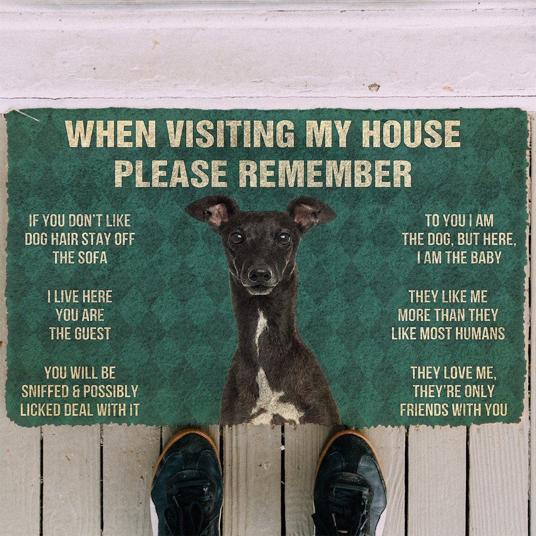Greyhound funny doormat