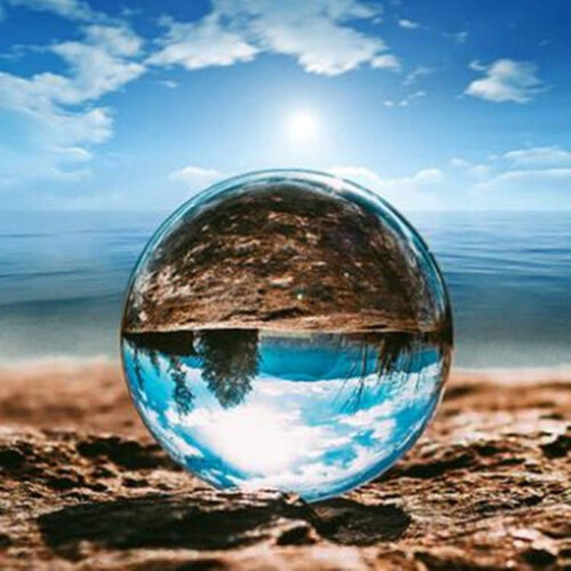 Crystal Ball, Optical Glass Reflective Spheres - Magicalplatform 