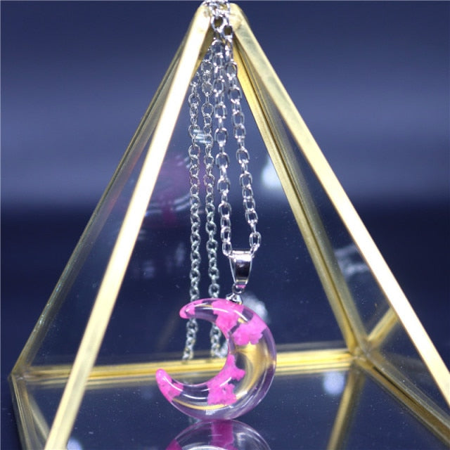 Chic Transparent Resin Rould Ball Moon - Magicalplatform 